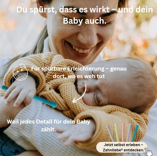 Zahnliebe® – Das Original-Beißröhrchen für beruhigte Babymomente